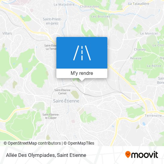 Allée Des Olympiades plan