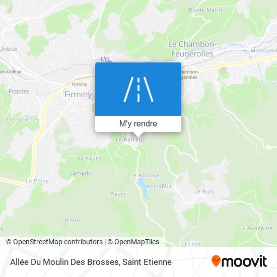 Allée Du Moulin Des Brosses plan