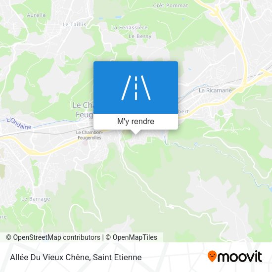 Allée Du Vieux Chêne plan