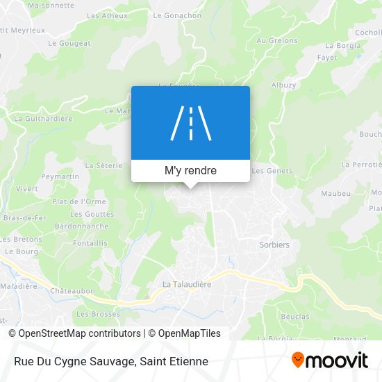 Rue Du Cygne Sauvage plan