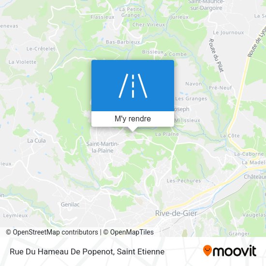 Rue Du Hameau De Popenot plan