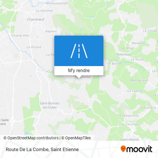 Route De La Combe plan