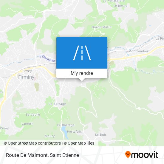 Route De Malmont plan