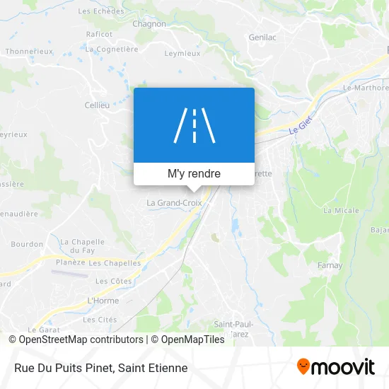 Rue Du Puits Pinet plan