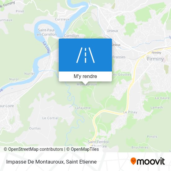 Impasse De Montauroux plan