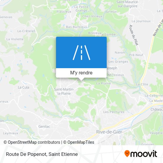 Route De Popenot plan
