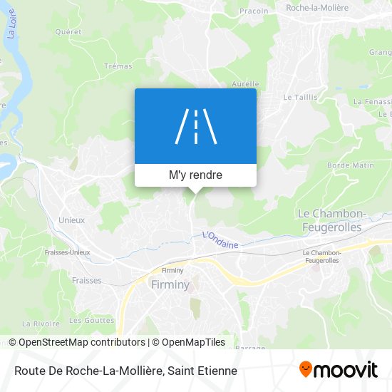 Route De Roche-La-Mollière plan