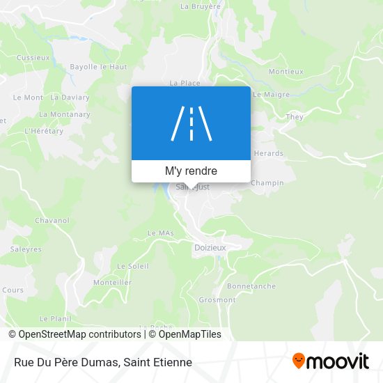 Rue Du Père Dumas plan