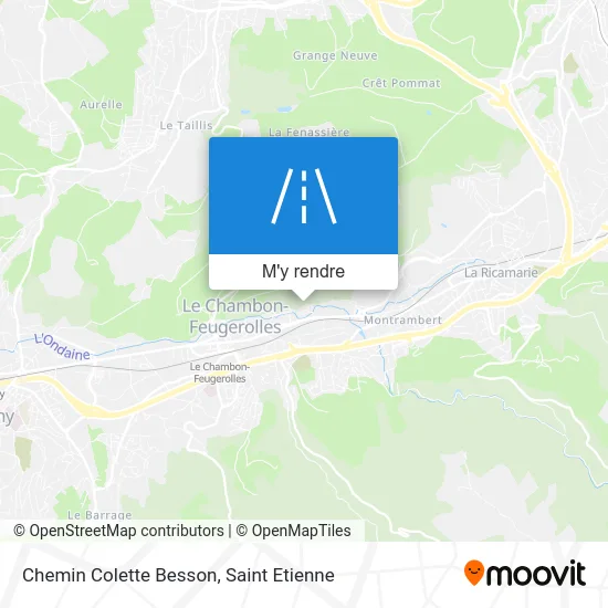 Chemin Colette Besson plan