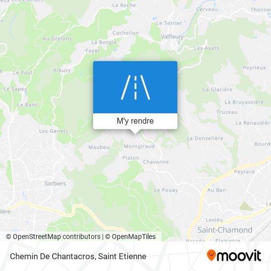 Chemin De Chantacros plan