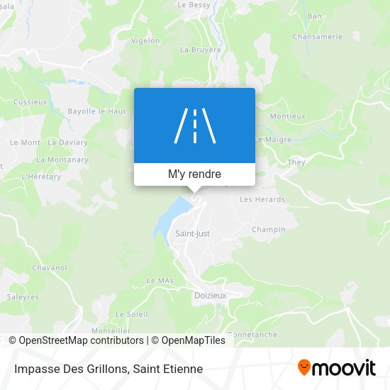 Impasse Des Grillons plan