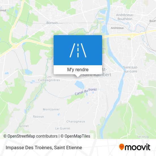 Impasse Des Troènes plan