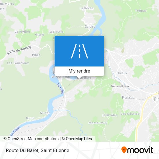 Route Du Baret plan