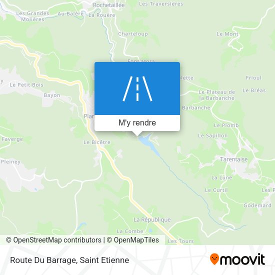 Route Du Barrage plan
