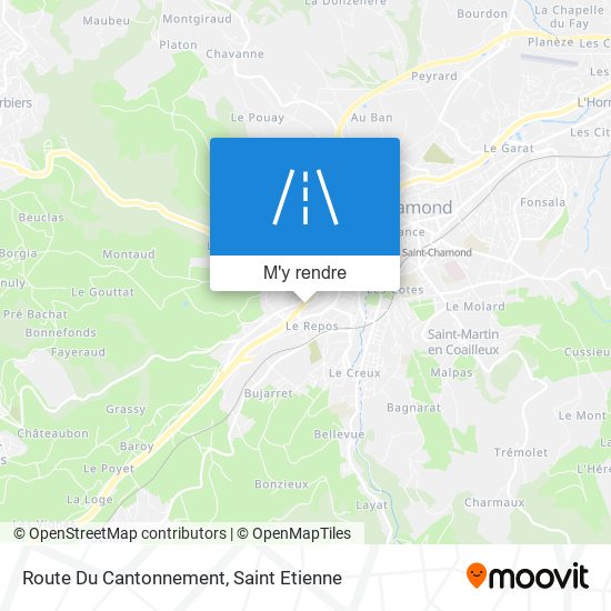 Route Du Cantonnement plan