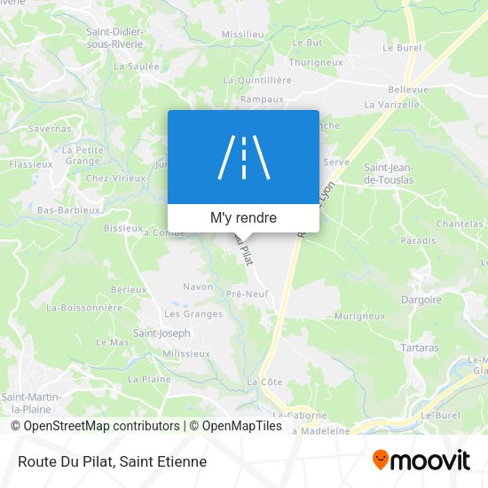 Route Du Pilat plan