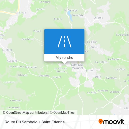 Route Du Sambalou plan