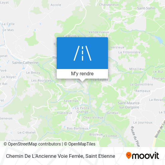 Chemin De L'Ancienne Voie Ferrée plan