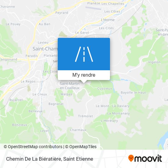 Chemin De La Biératière plan