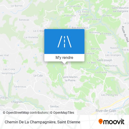 Chemin De La Champagnière plan