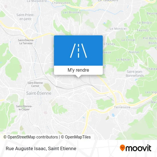 Rue Auguste Isaac plan