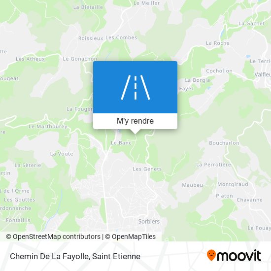 Chemin De La Fayolle plan