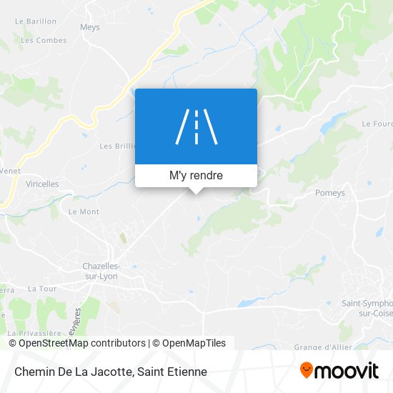 Chemin De La Jacotte plan