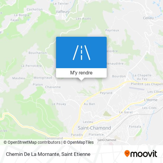 Chemin De La Mornante plan