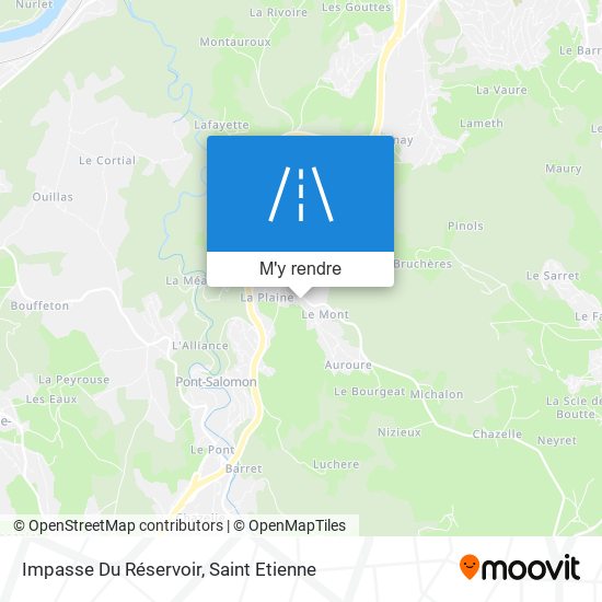 Impasse Du Réservoir plan