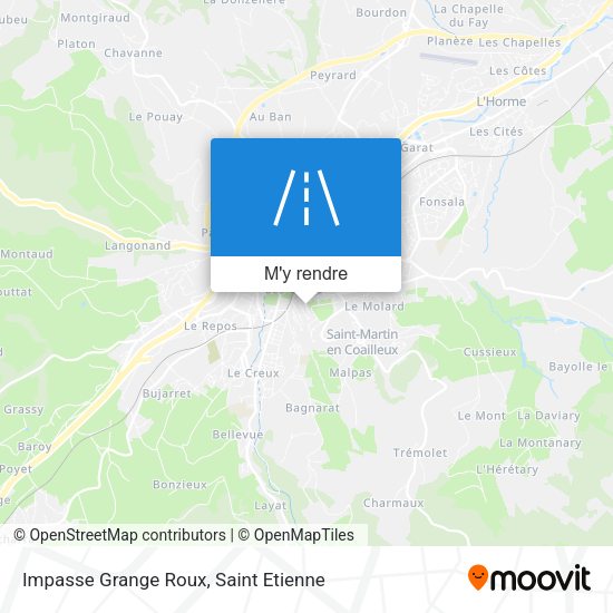 Impasse Grange Roux plan