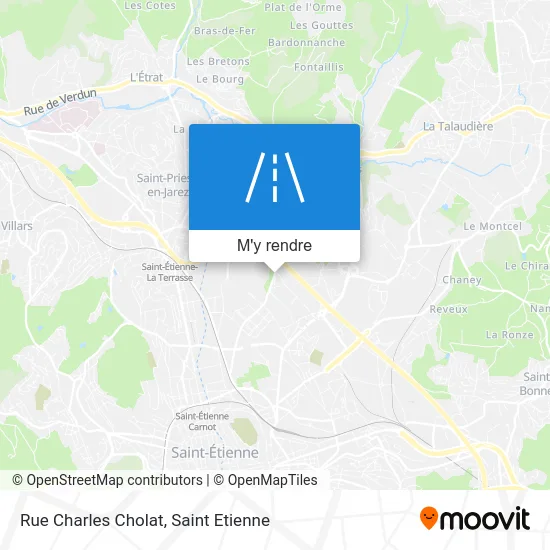 Rue Charles Cholat plan