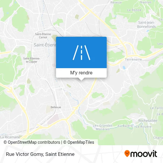 Rue Victor Gomy plan