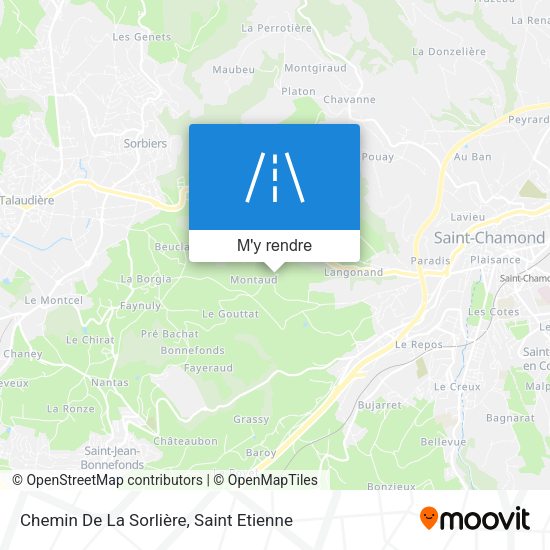 Chemin De La Sorlière plan