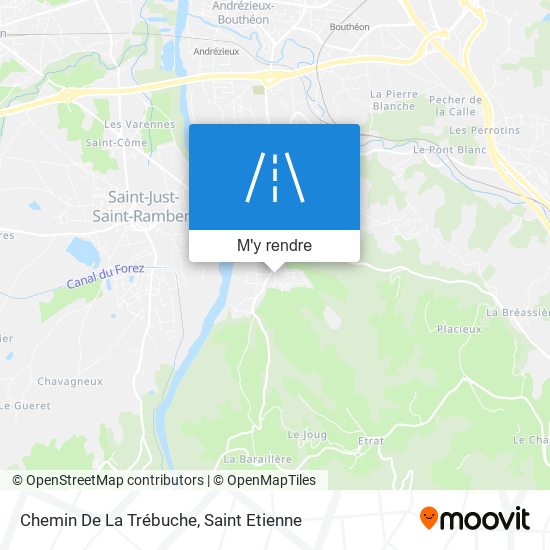 Chemin De La Trébuche plan