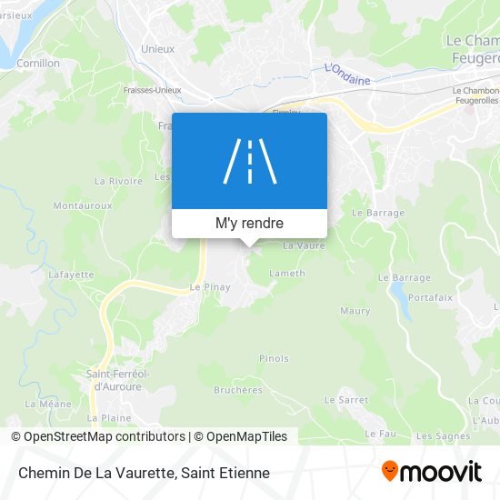 Chemin De La Vaurette plan