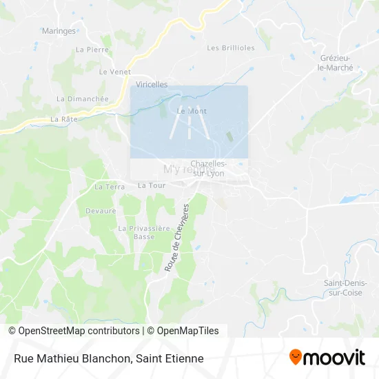 Rue Mathieu Blanchon plan