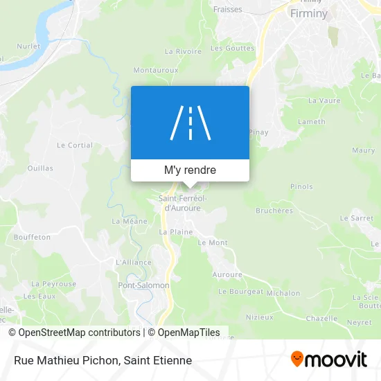 Rue Mathieu Pichon plan