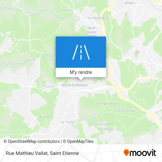 Rue Mathieu Vallat plan
