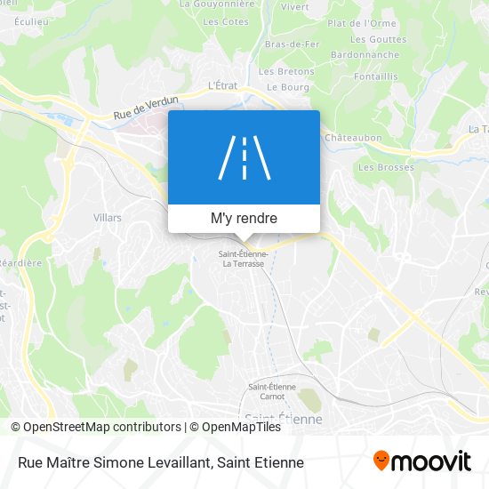 Rue Maître Simone Levaillant plan