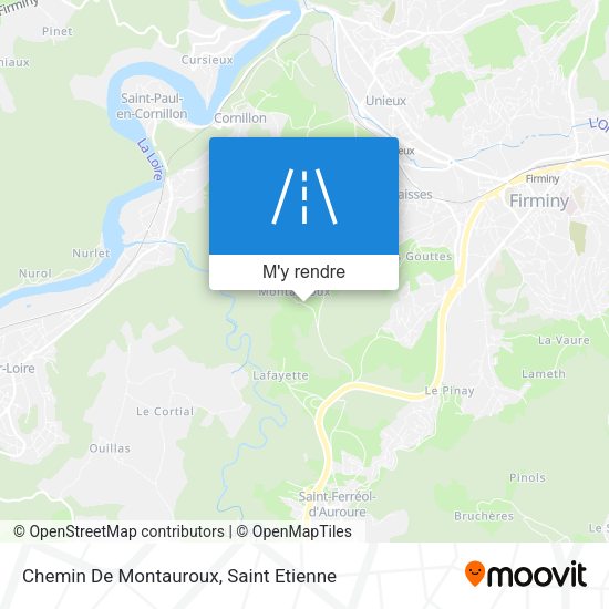 Chemin De Montauroux plan
