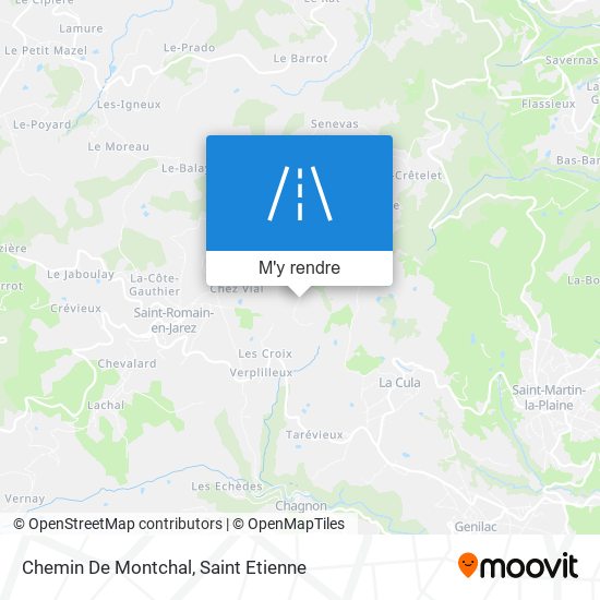 Chemin De Montchal plan