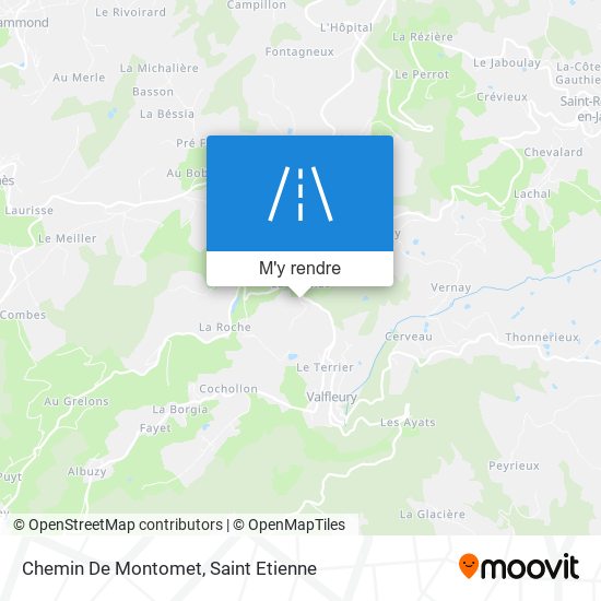 Chemin De Montomet plan