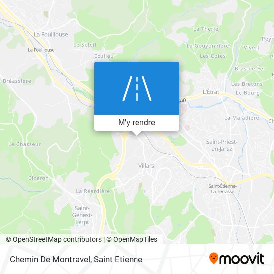 Chemin De Montravel plan