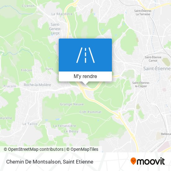 Chemin De Montsalson plan