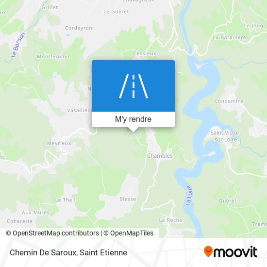 Chemin De Saroux plan