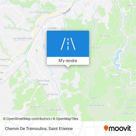 Chemin De Trémoulins plan