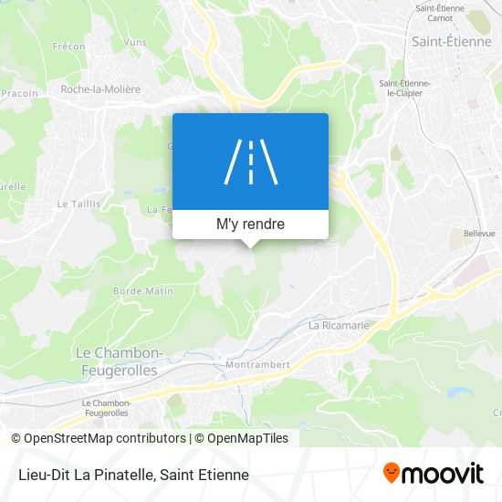 Lieu-Dit La Pinatelle plan