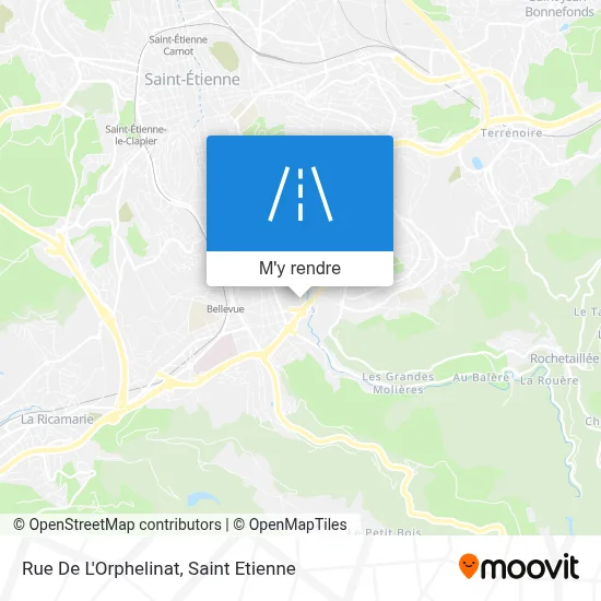 Rue De L'Orphelinat plan