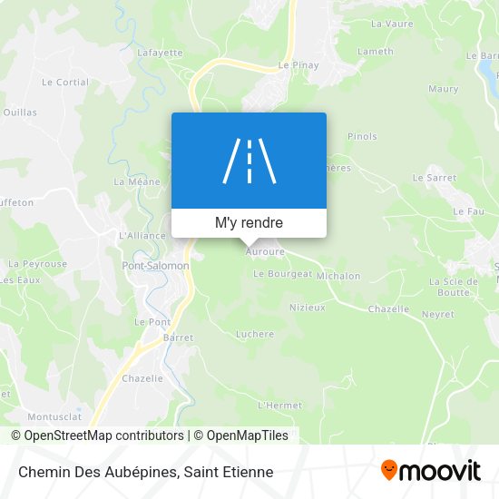 Chemin Des Aubépines plan