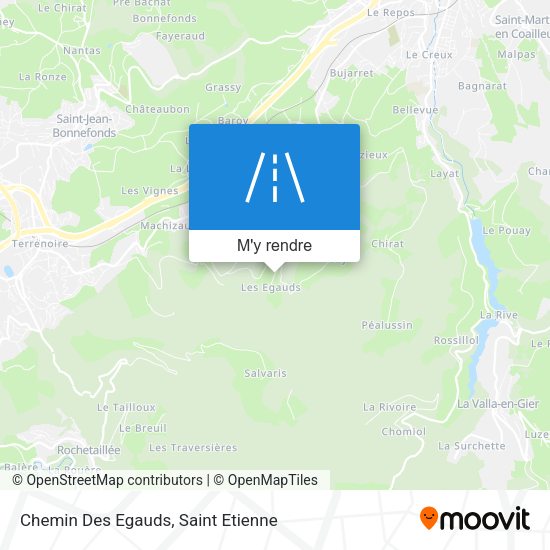 Chemin Des Egauds plan